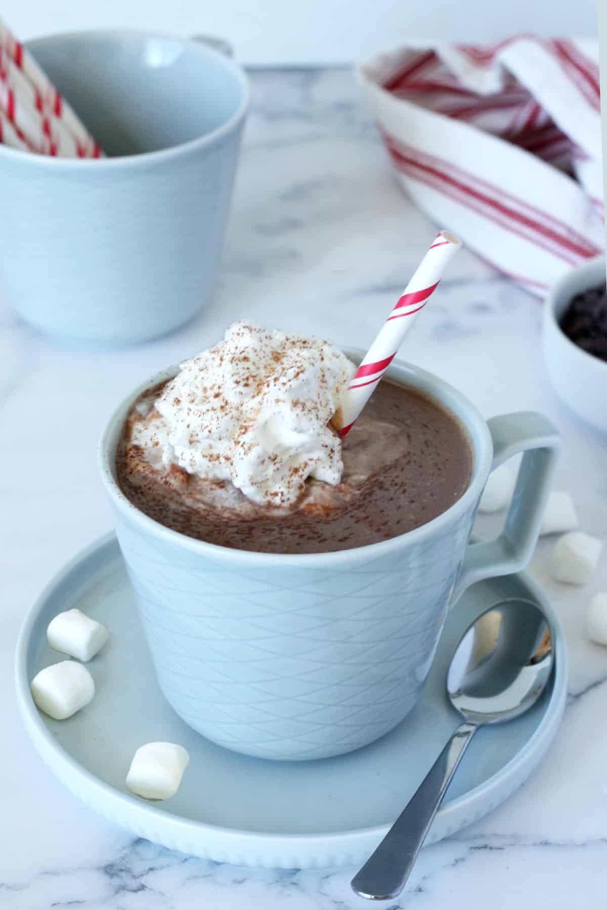 Crock Pot Hot Chocolate (Thick & Creamy) - Kitchen Fun With My 3 Sons