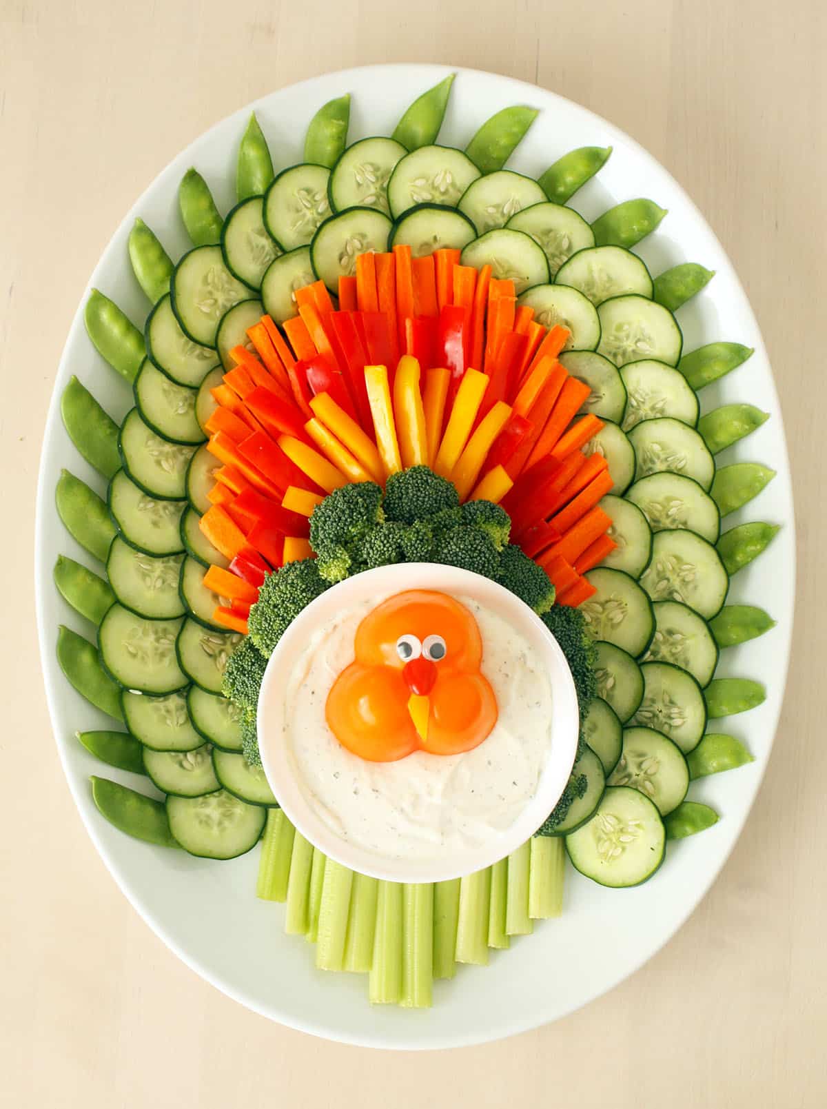 Turkey Veggie Tray - Super Healthy Kids