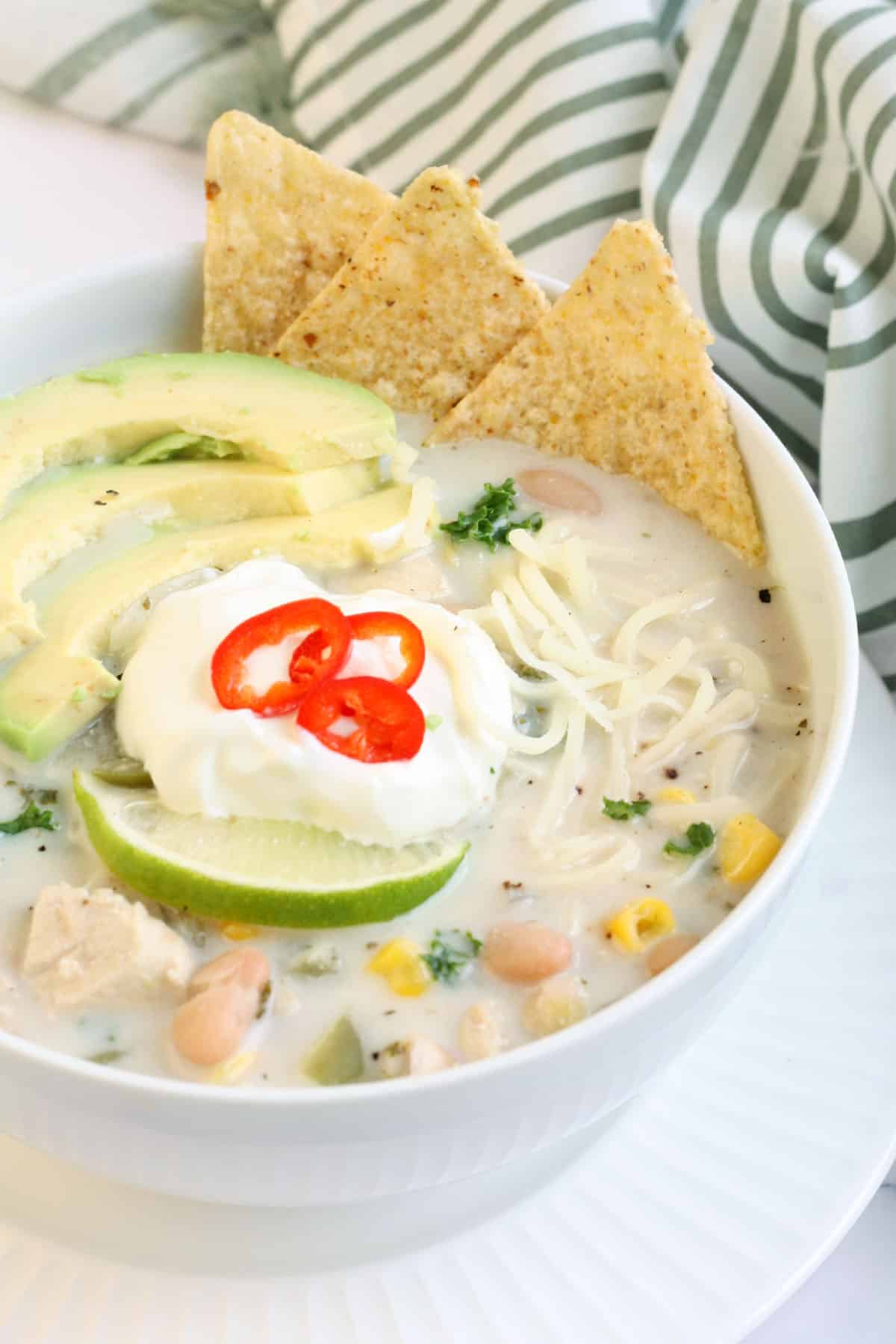 White Bean Chicken Chili - Super Healthy Kids