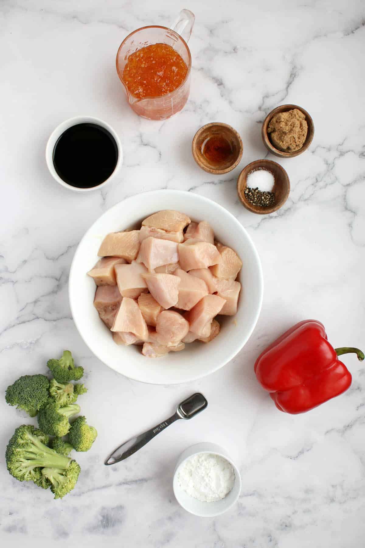 ingredients for crockpot orange chicken