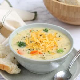 crockpot cheesy vegetable soup 6 — Health, Kids