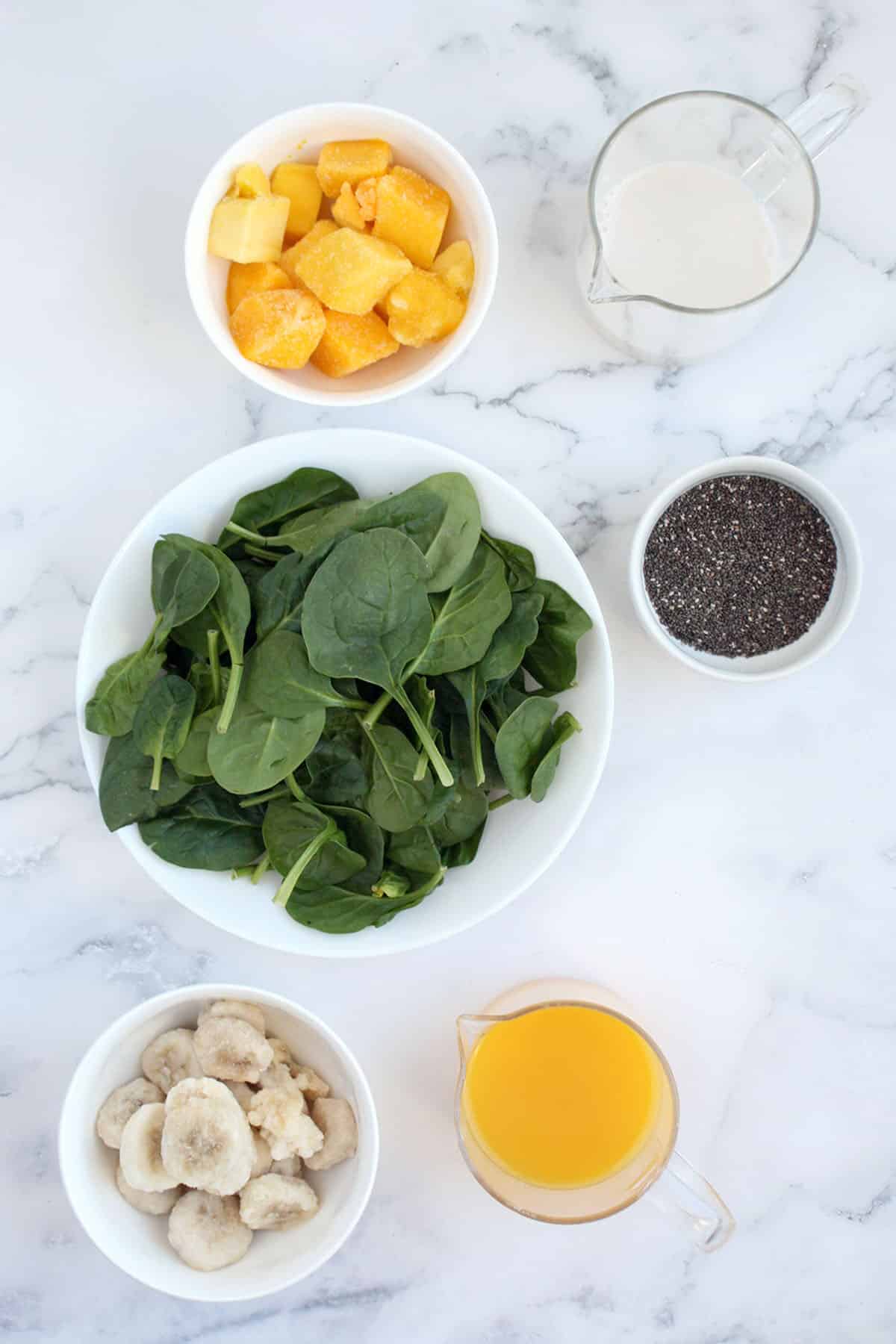 The Best Green Smoothie 1 ingredients to make a green smoothie