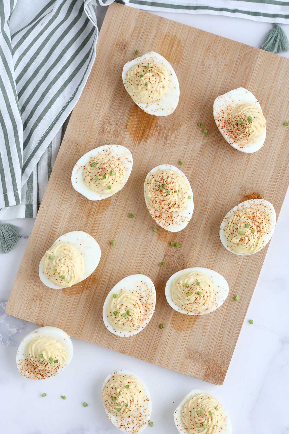 The Best Deviled Egg Recipe (No Mayo) Kids Social Media Bio