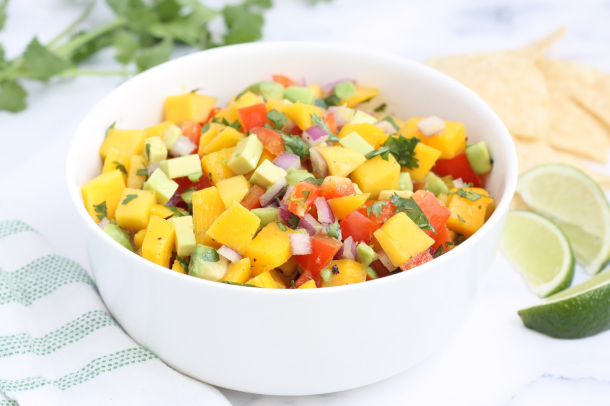 Fresh Mango Salsa - Super Healthy Kids