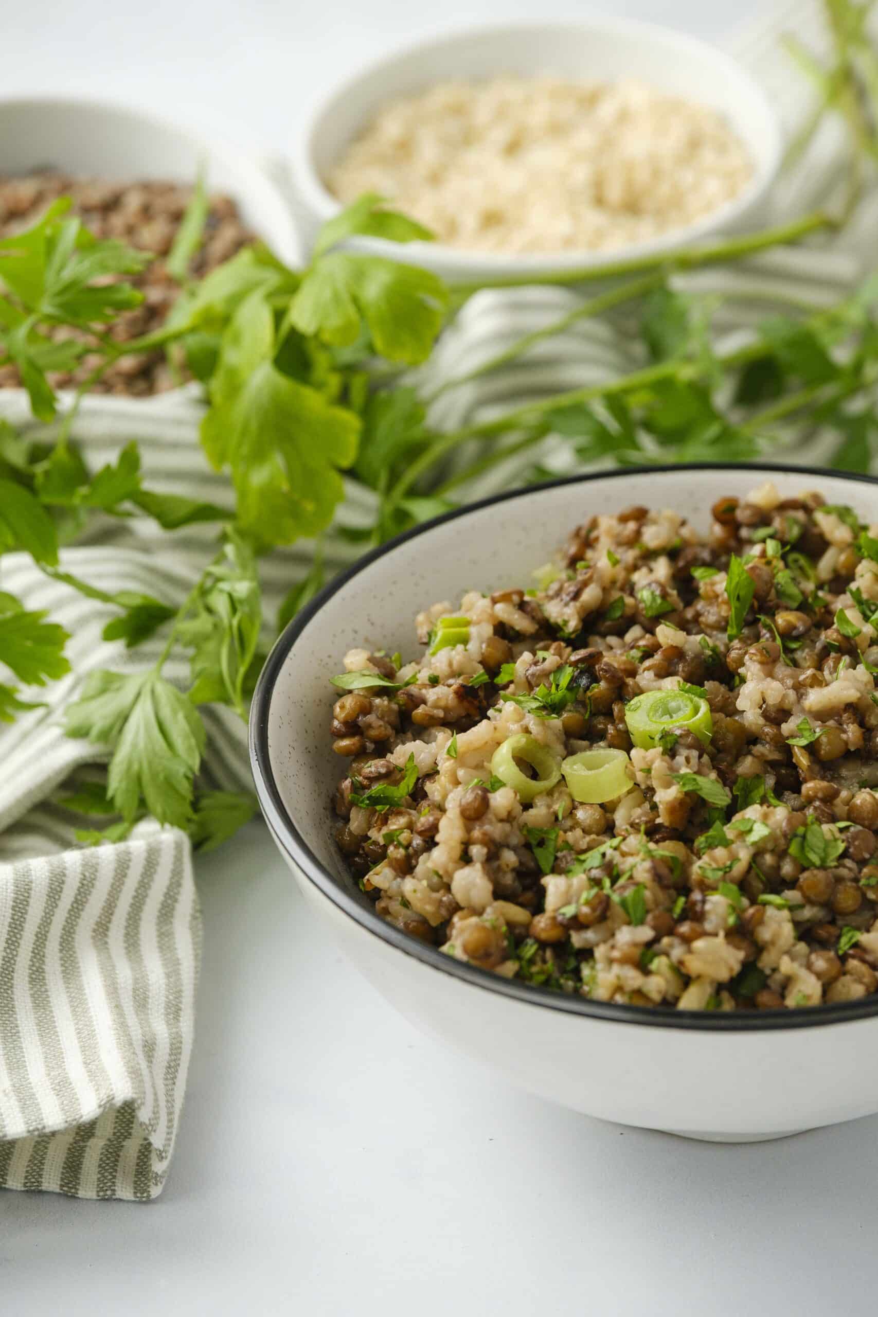 One pot lentils and rice karinokada