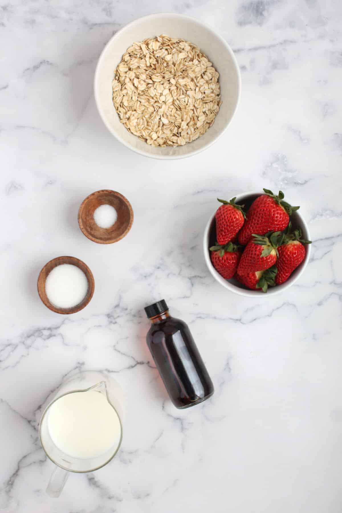 Strawberries and Cream Oatmeal Super Healthy Kids