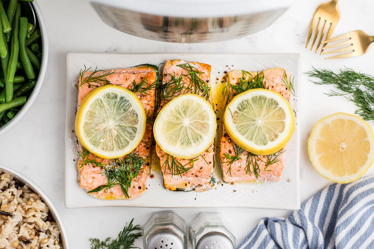 Salmon pressure cooker frozen outlet