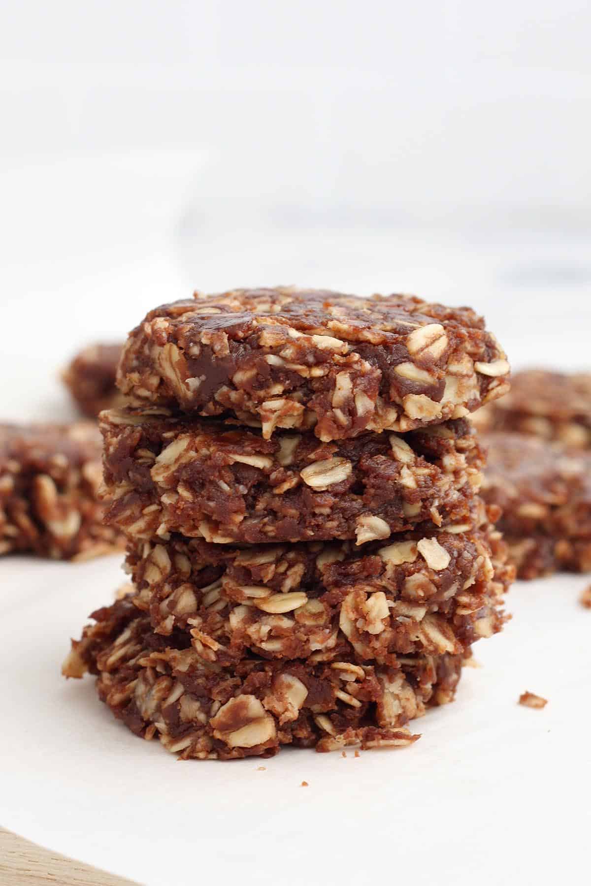 No Bake Chocolate Oatmeal Cookies