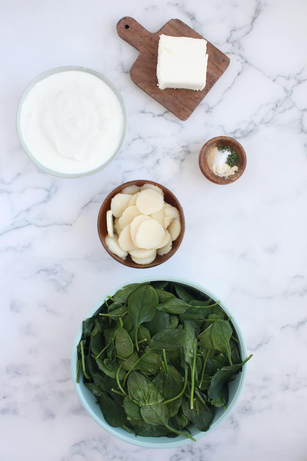 Healthy Spinach Dip (No Mayo) - SHK