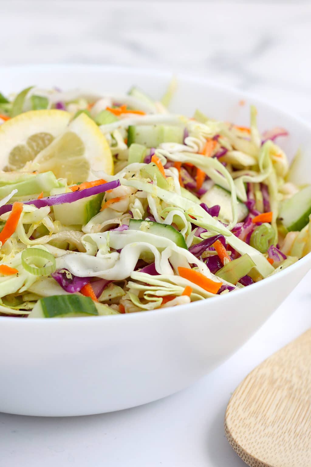 Sunshine Coleslaw with Lemon Vinaigrette THE CARE NEWS