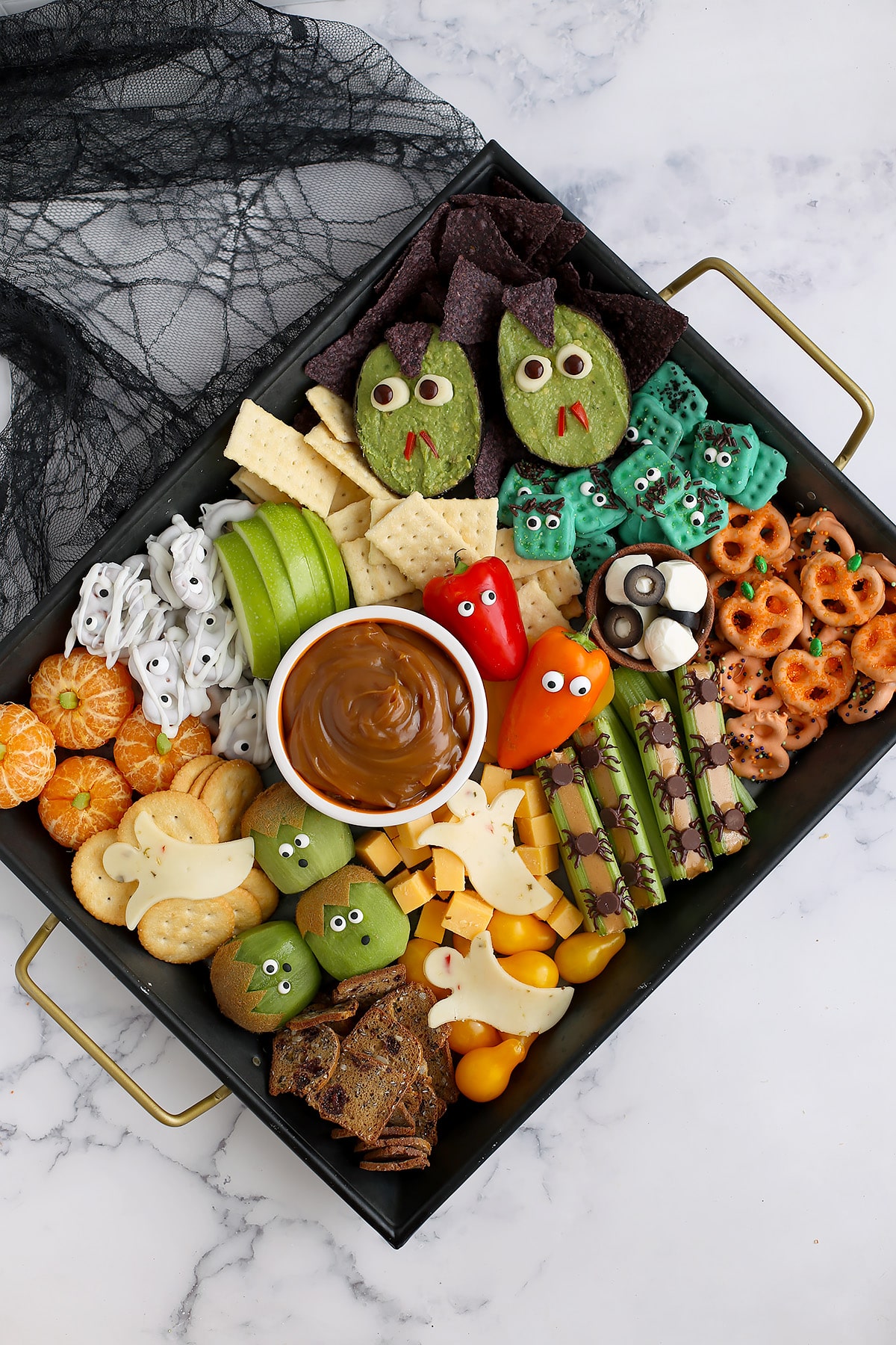 Fun and Healthy Halloween Snack Tray - Super Healthy Kids