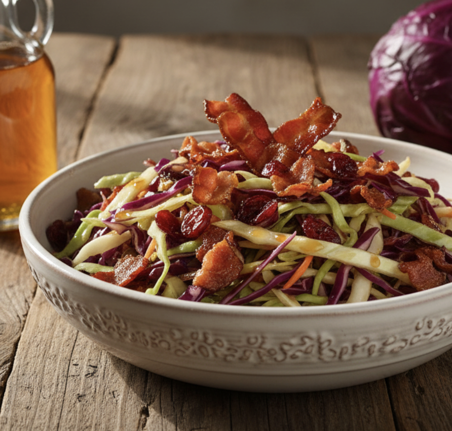 Maple Bacon Fried Cabbage Recipe