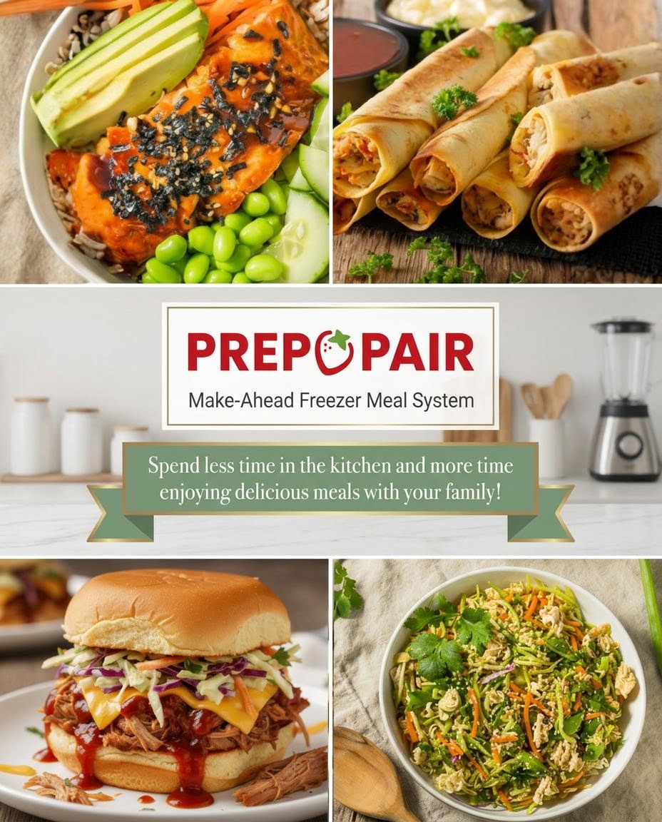 Prep-Pair Make-Ahead Freezer Meal System