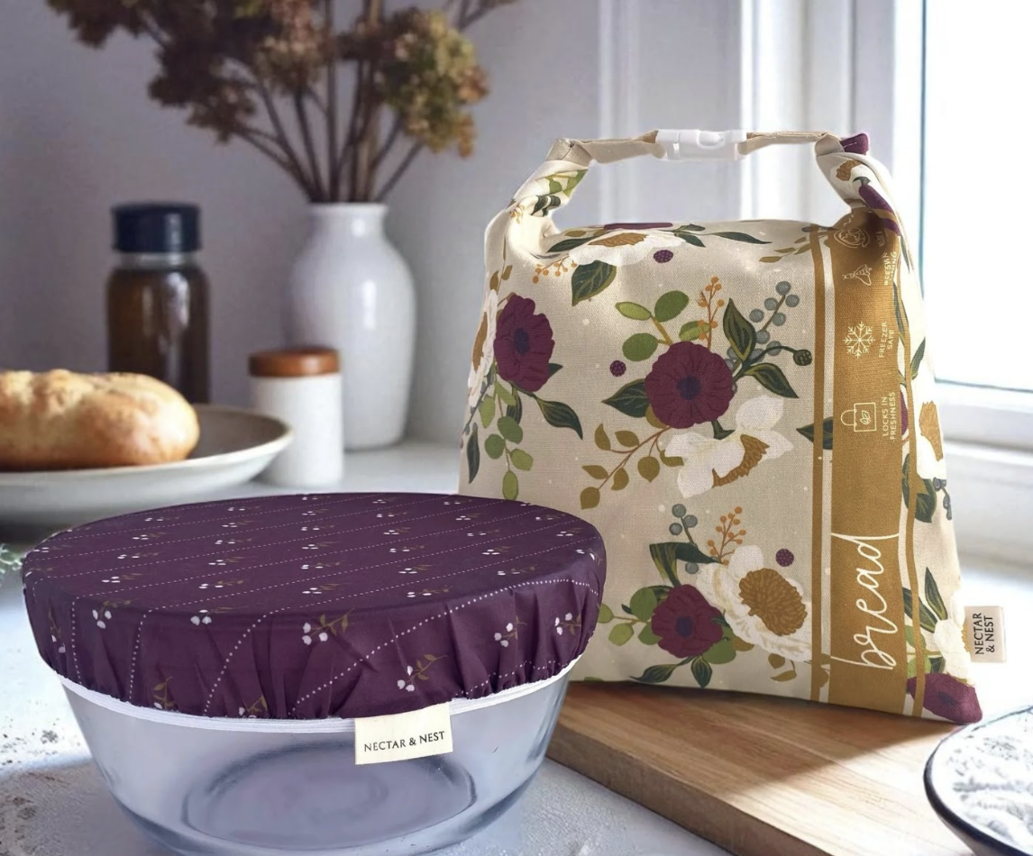 nectar and nest beeswax-lined bags