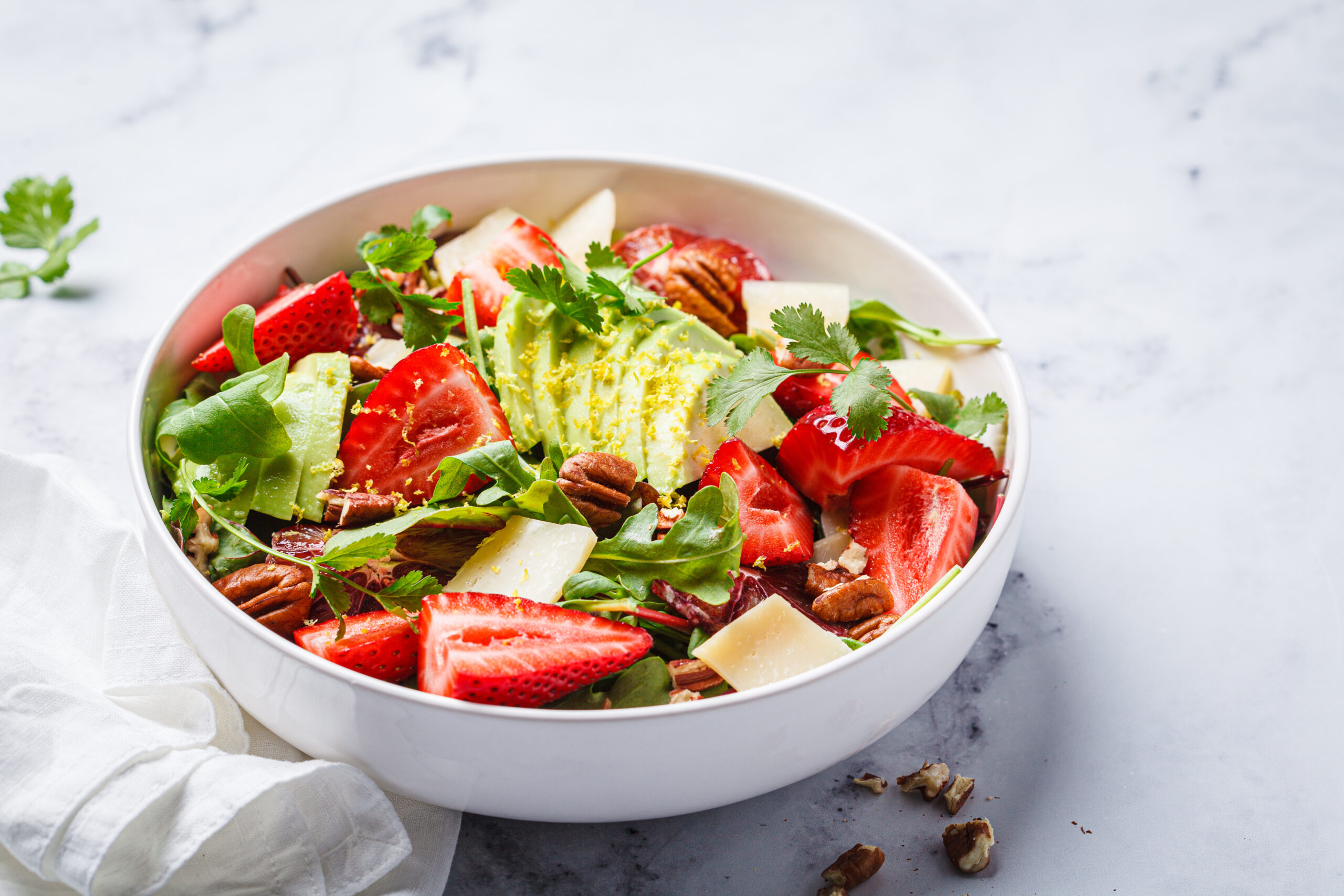 Avocado and Strawberry Salad