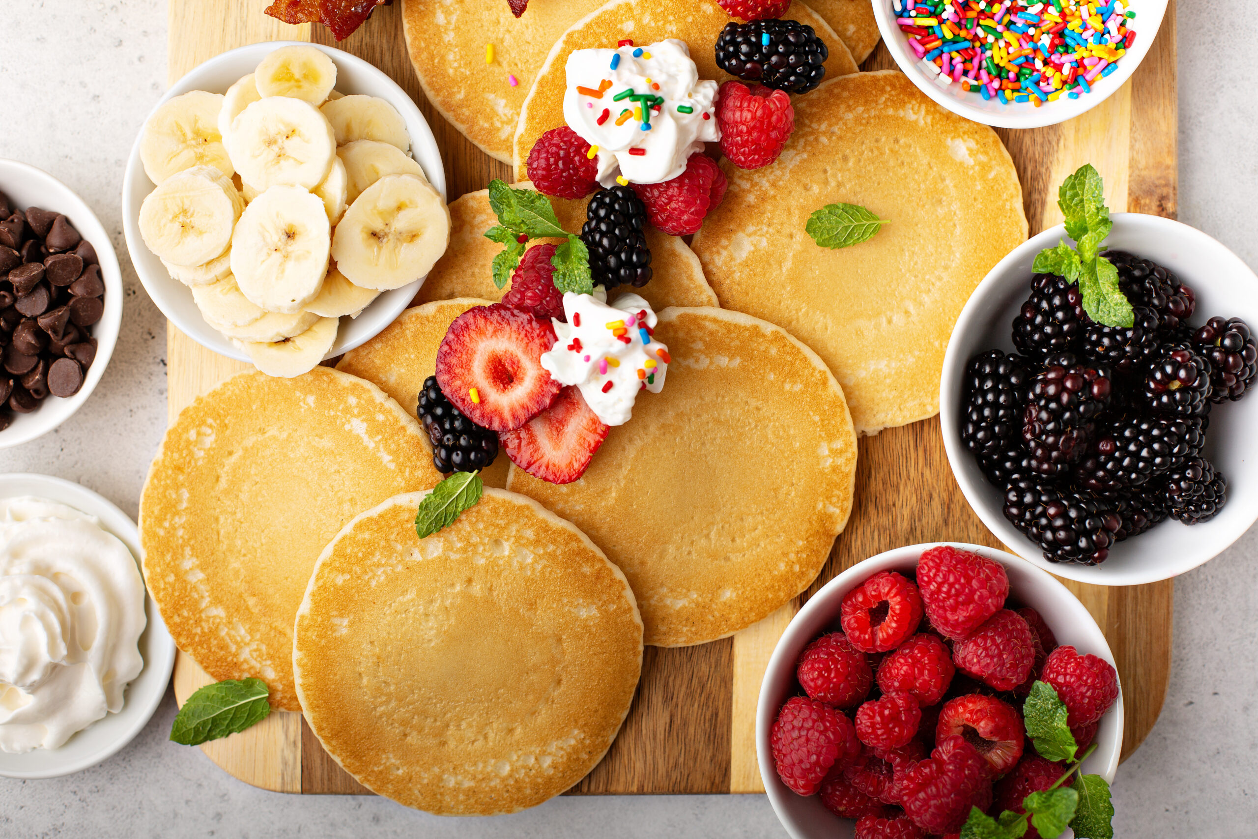 Pancake Snack Board