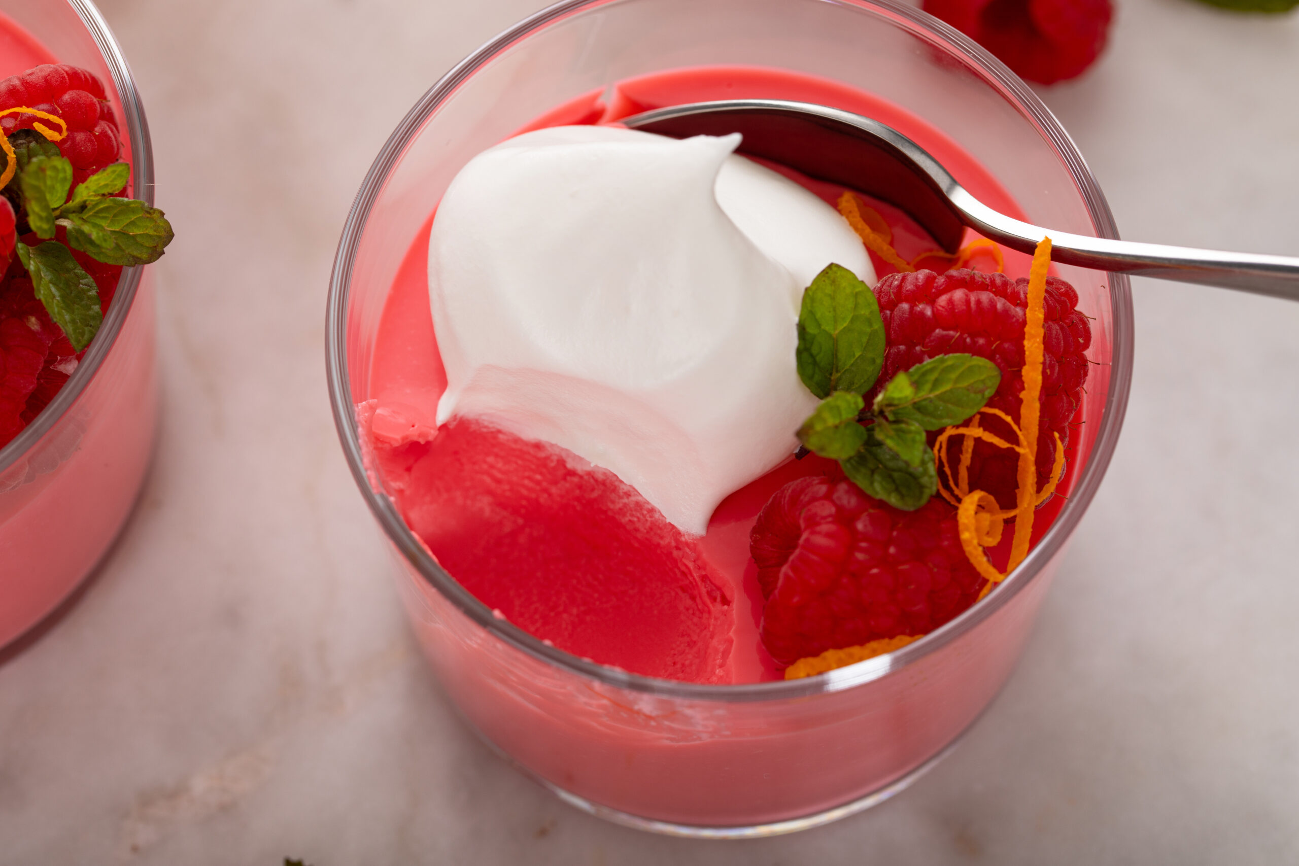 Raspberry Yogurt Mousse