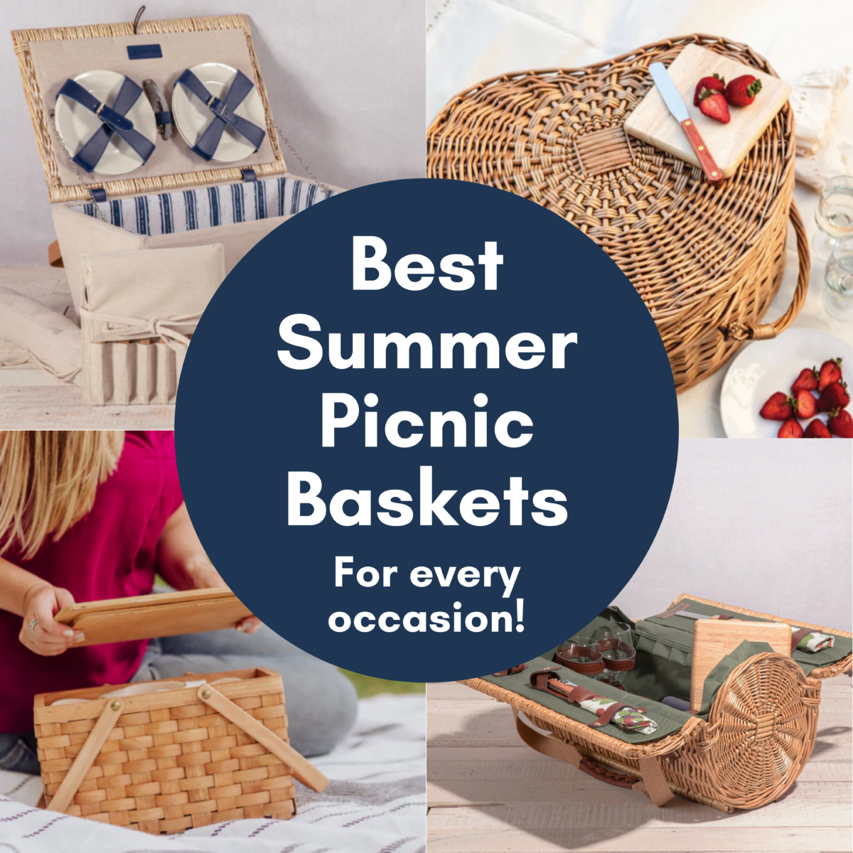 best summer picnic baskets
