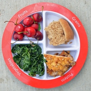 balanced and healthy meals on myplate