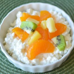 Cottage Cheese And Mixed Fruit Super Healthy Kids