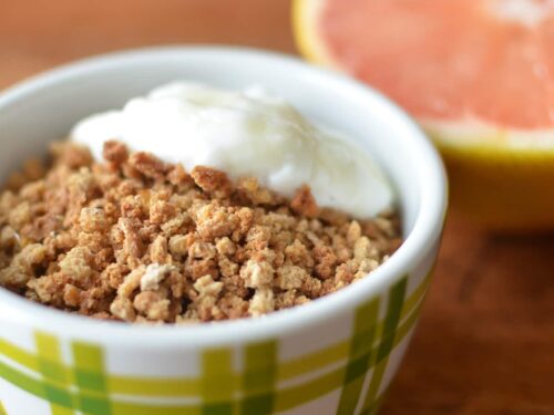 Grape-nuts with Yogurt and Honey