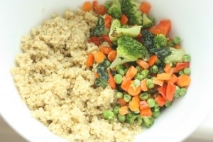 Roasted Vegetable Cheesy Quinoa Mac. Mac 'n Cheese you can feel good about!