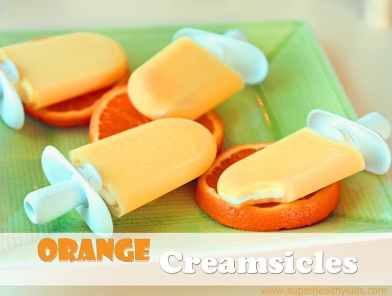Orange Creamsicle Recipe Orange Creamsicle Recipe. Orange coating with a creamy center! This popsicle is easier than it looks!