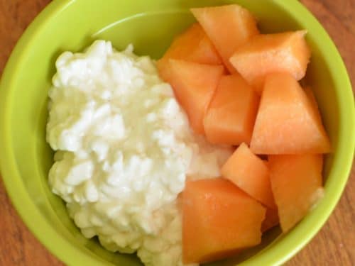 Cottage Cheese And Cantaloupe Super Healthy Kids