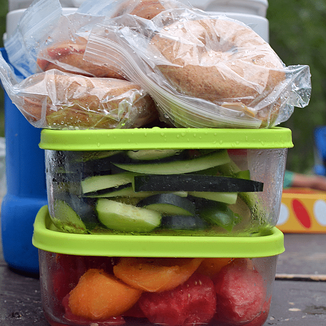 Healthy Camping Meal Plan, Recipes, and Shopping List! The food for your next camp out- planned for you!