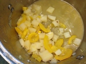 Creamy Yellow Squash Soup. How to turn your garden full of squash into soup in 3 easy steps