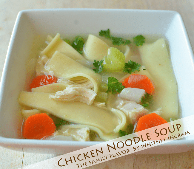 Chicken Noodle Soup - JoyFoodSunshine