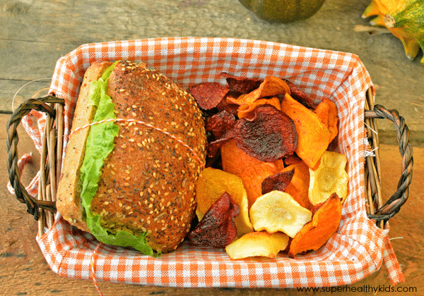 Root Veggie Chips - Healthy Lunch Idea for Kids. Any-root chip! Try these varieties.