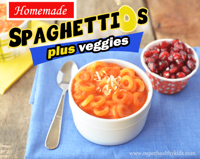 Homemade Spaghettios Recipe - With Extra Veggies - Super Healthy Kids