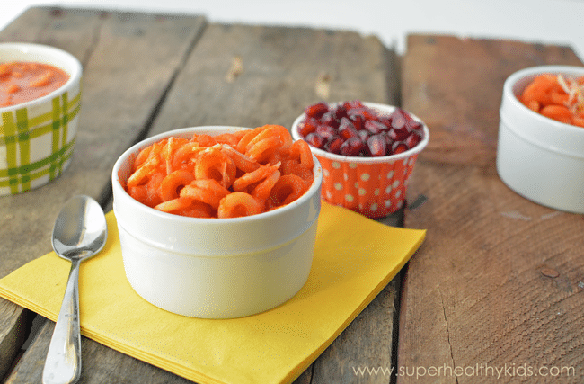 Homemade Spaghettios Recipe - With Extra Veggies. Real veggies in our version of homemade spaghettios!