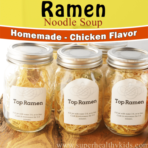 Homemade Top Ramen Recipe {Low Sodium} Super Healthy Kids