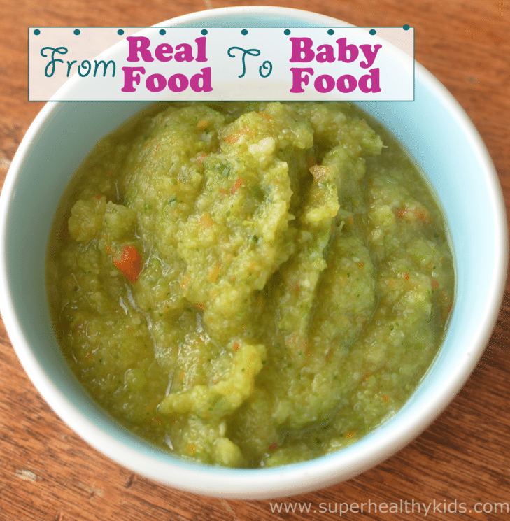 From Real Food To Baby Food: Starting with Veggies. Are your babies eating what the rest of the family eats? Here's how we do it, starting with the veggies!