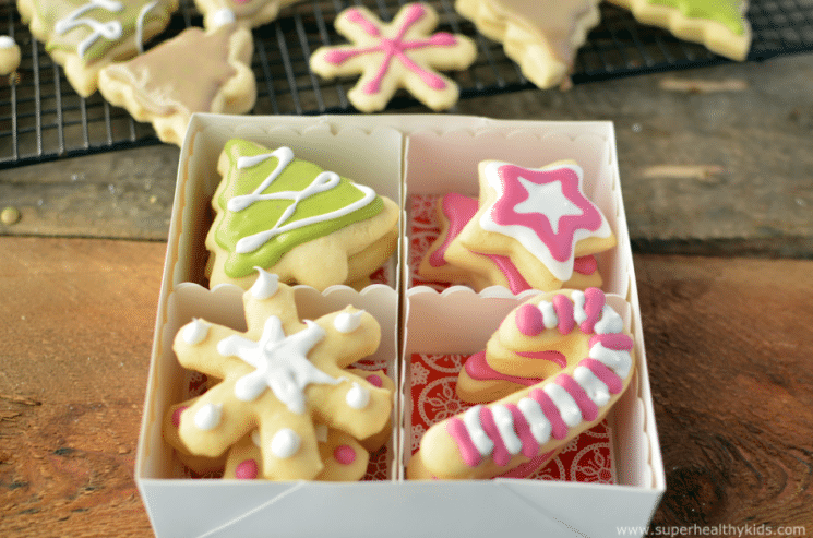 Christmas Bean Cookies With Homemade And Natural Food Dyes Super