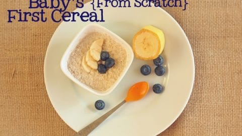 dairy free baby cereal