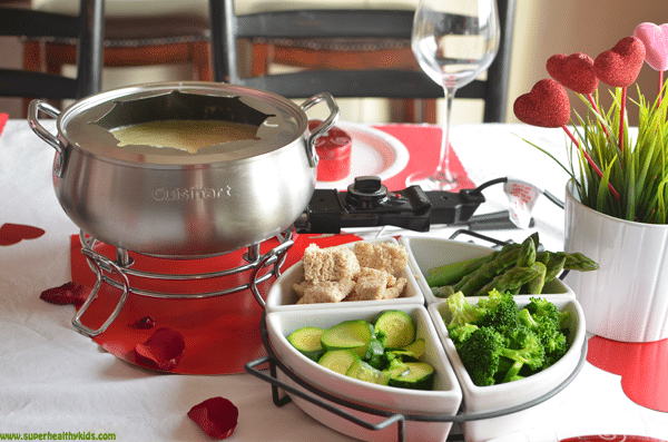 Valentine's Veggies- Special Dinner for Awesome Kids. A fun dinner to celebrate Valentine's day with the family!