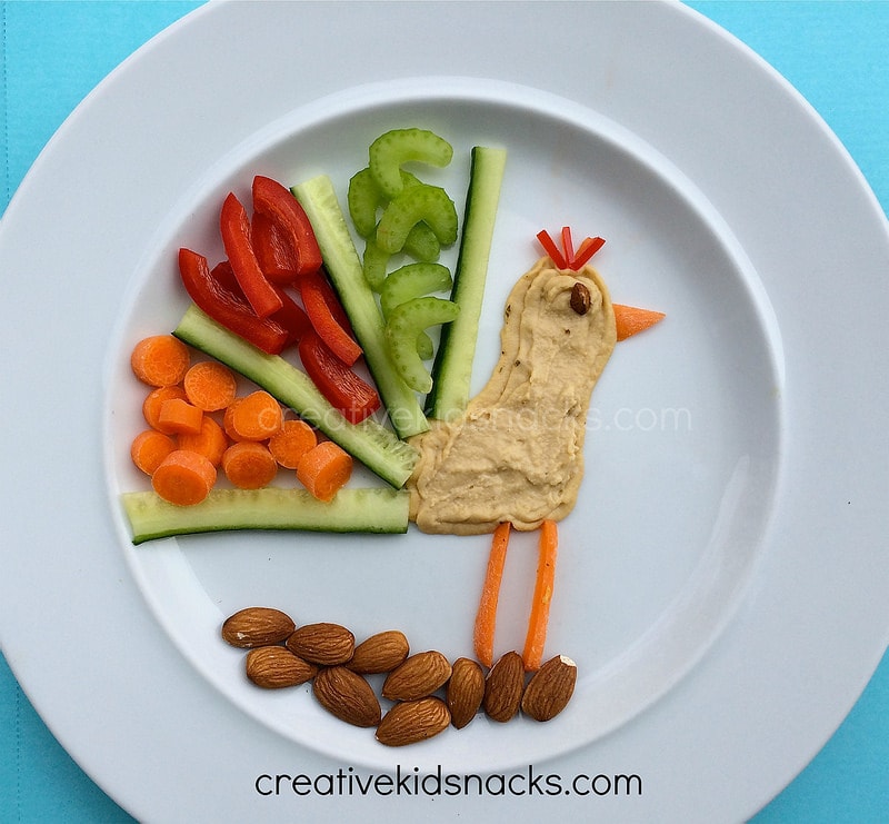 Peacock Snack Fun After School Snacks. These fun snacks are sure to make your kids smile!