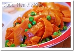carrots and peas