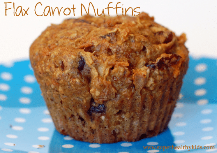 Flax Carrot Apple Muffins. Check out the 10 AMAZING benefits of flax!