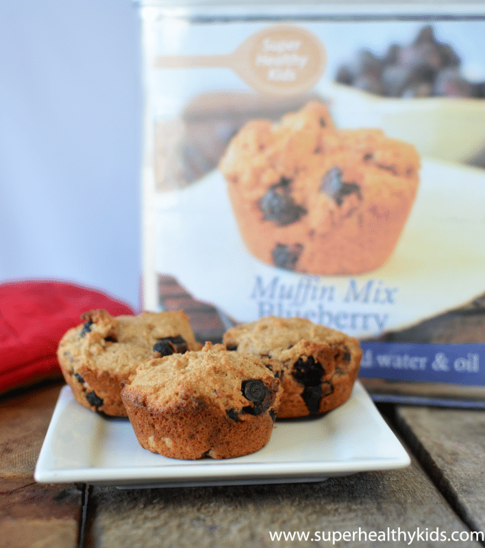 Homemade Mixes- Blueberry Muffins. Healthy fast food made easy!