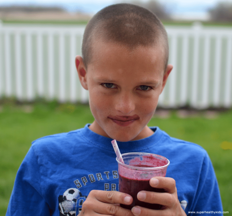 Berry Brainy Blizzard Recipe - A Smoothie For Kids. Drink your way to smarter kids!