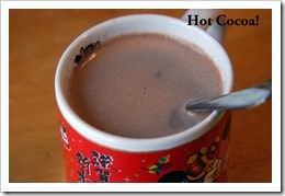 Healthy Hot Cocoa. Finally! A tasty alternative to a holiday classic!