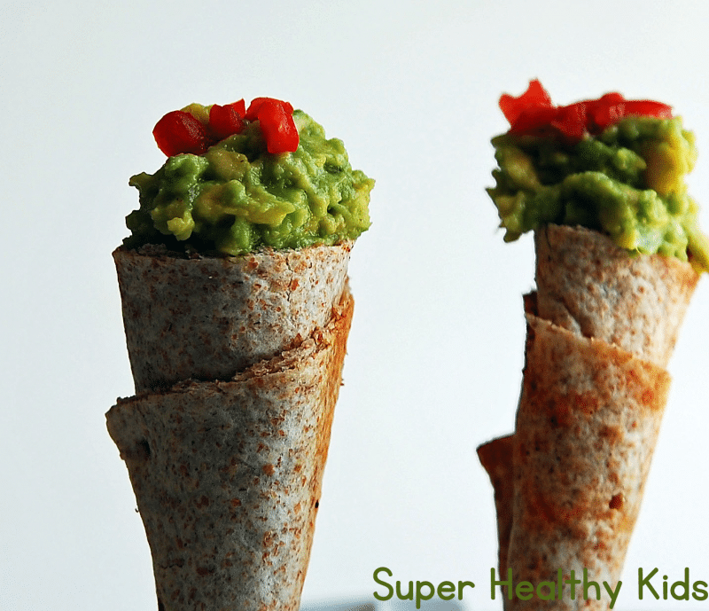 Guacamole Ice Cream Cones Super Healthy Kids