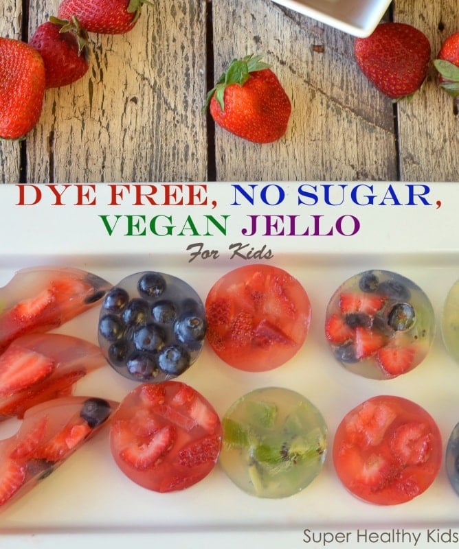 Dye Free No Sugar Jello for Kids - Super Healthy Kids