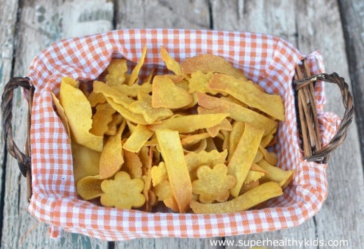 Super Crispy Baked Corn Chips And Scoops Super Healthy Kids