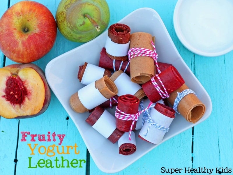 Fruity Yogurt Fruit Leather Recipe - Super Healthy Kids