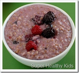 coconut berry oatmeal